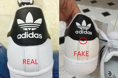 Giày Adidas thật giả